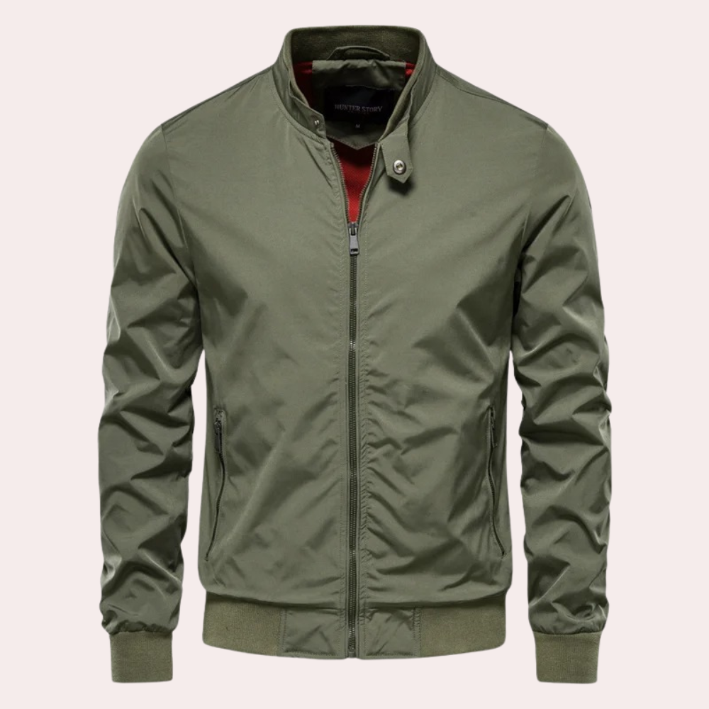 Veste Décontractée À Col Montant Pour Homme | Hiver