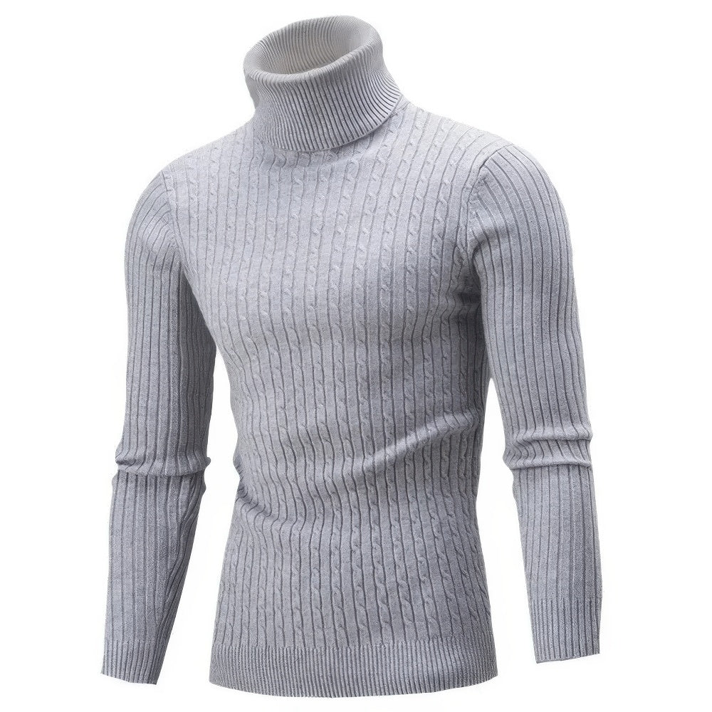 Pull Col Montant Et Manches Longues Pour Homme | Hiver