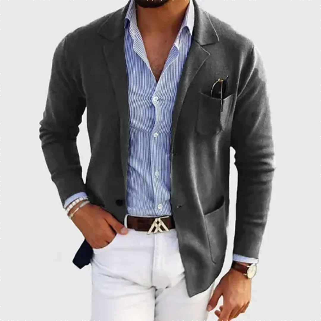 Blazer Décontracté Pour Hommes | Simple Boutonnage