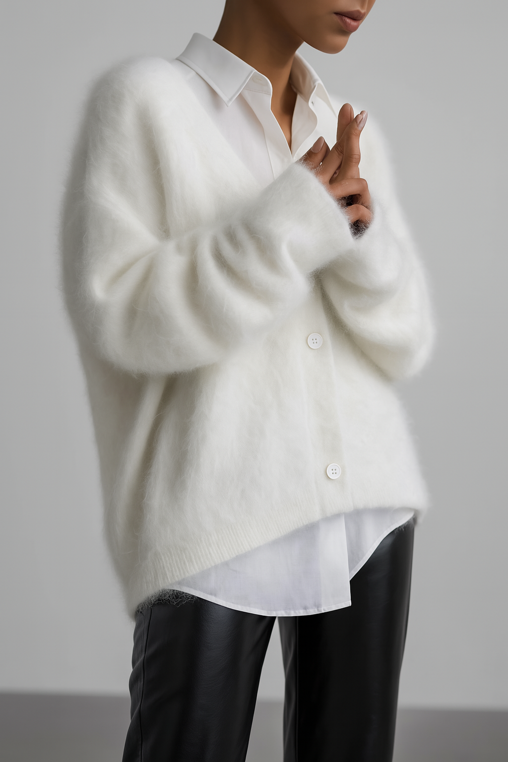 Cardigan Tendance D'hiver En Cachemire Pour Femme