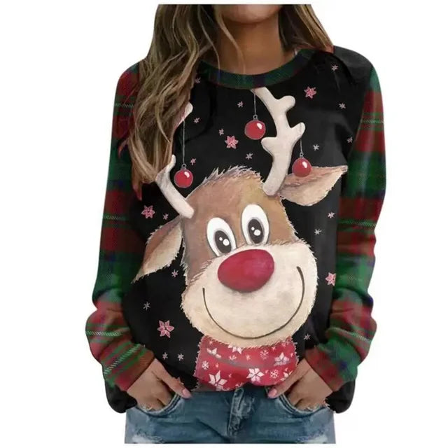 Tops De Noël Pour Femme | Manches Longues