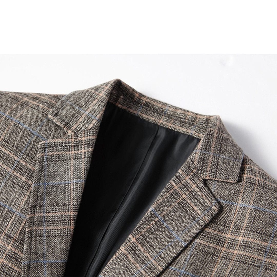 Blazer Formel Homme | Motif À Carreaux