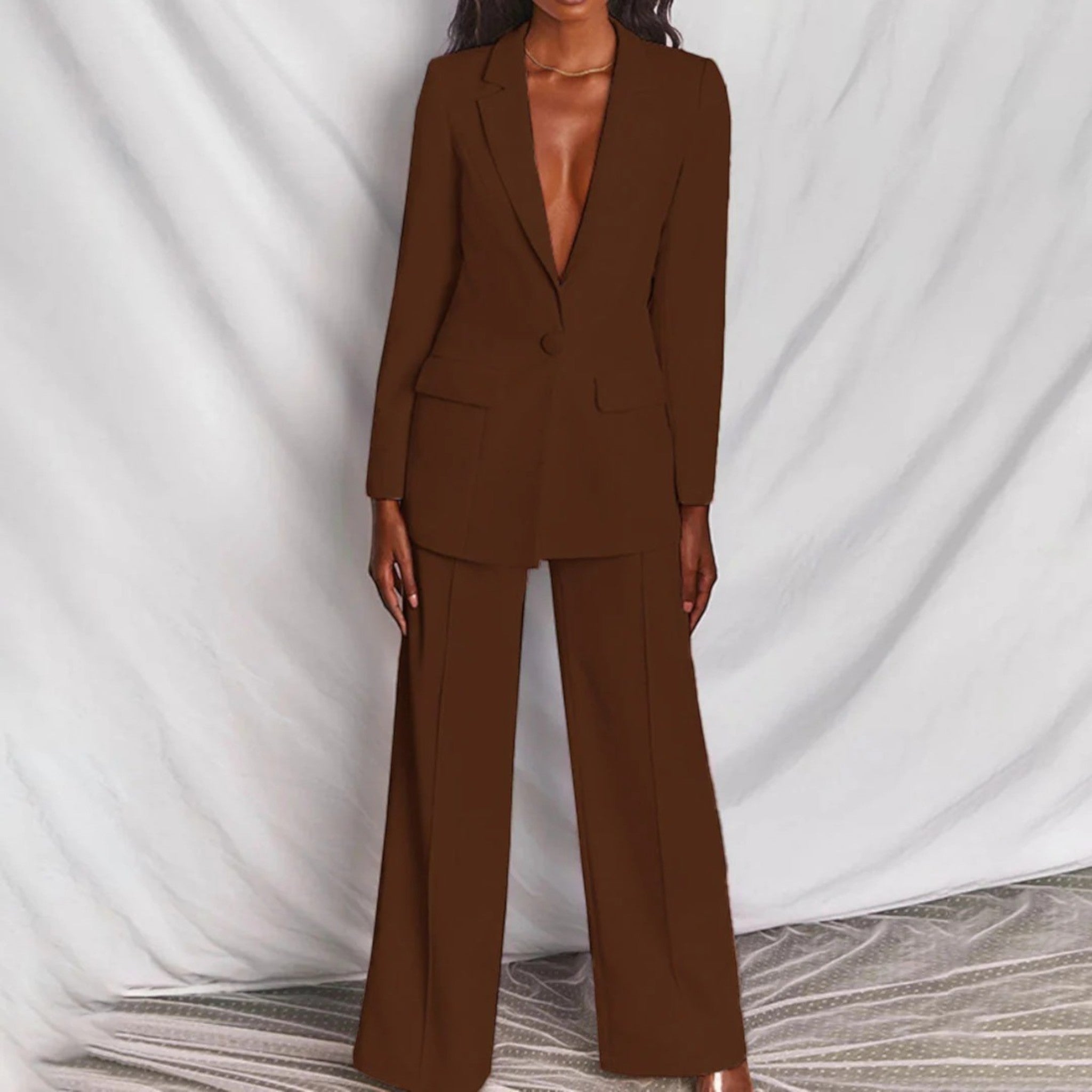 Leona | Ensemble Blazer Deux Pièces Chic Pour Femme