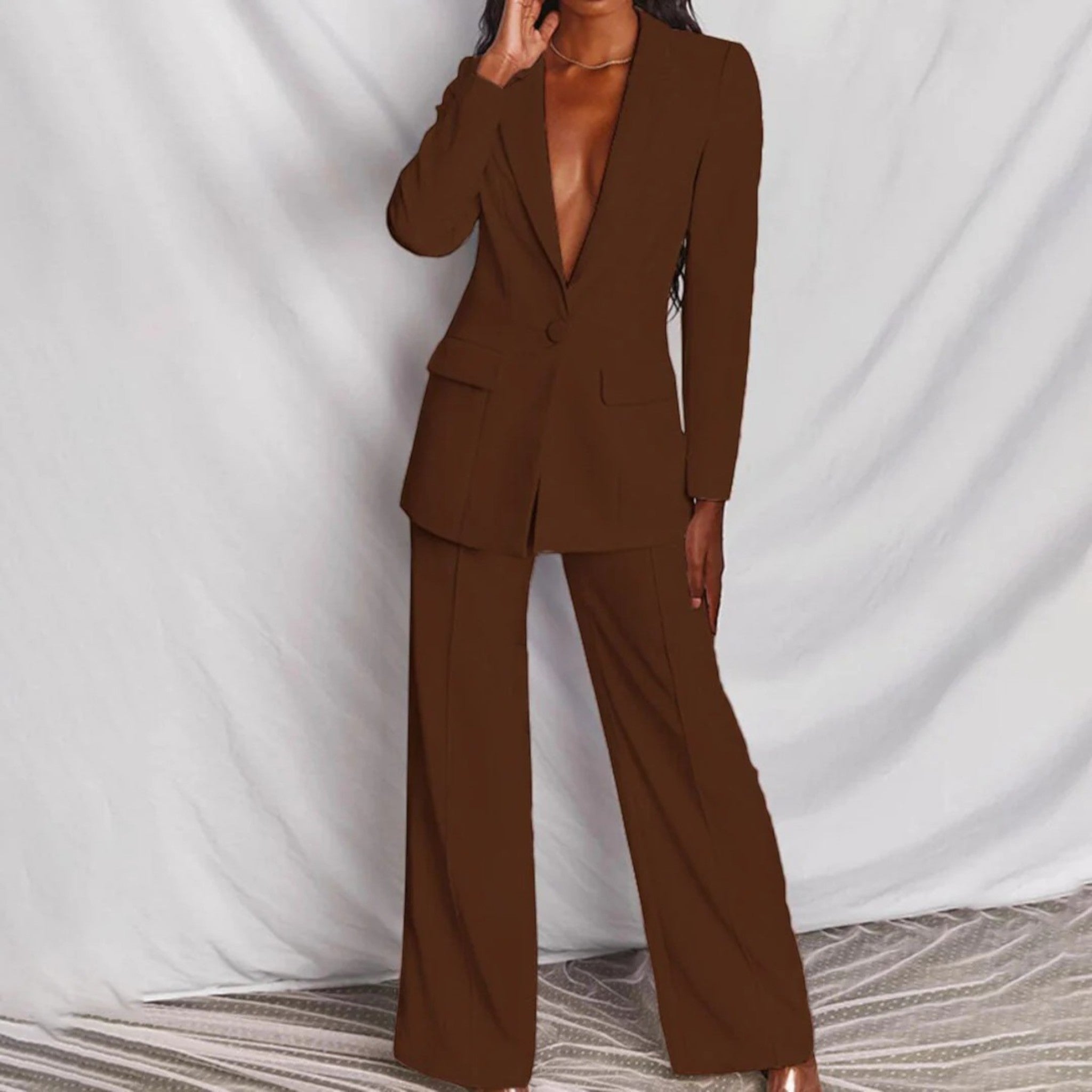 Leona | Ensemble Blazer Deux Pièces Chic Pour Femme