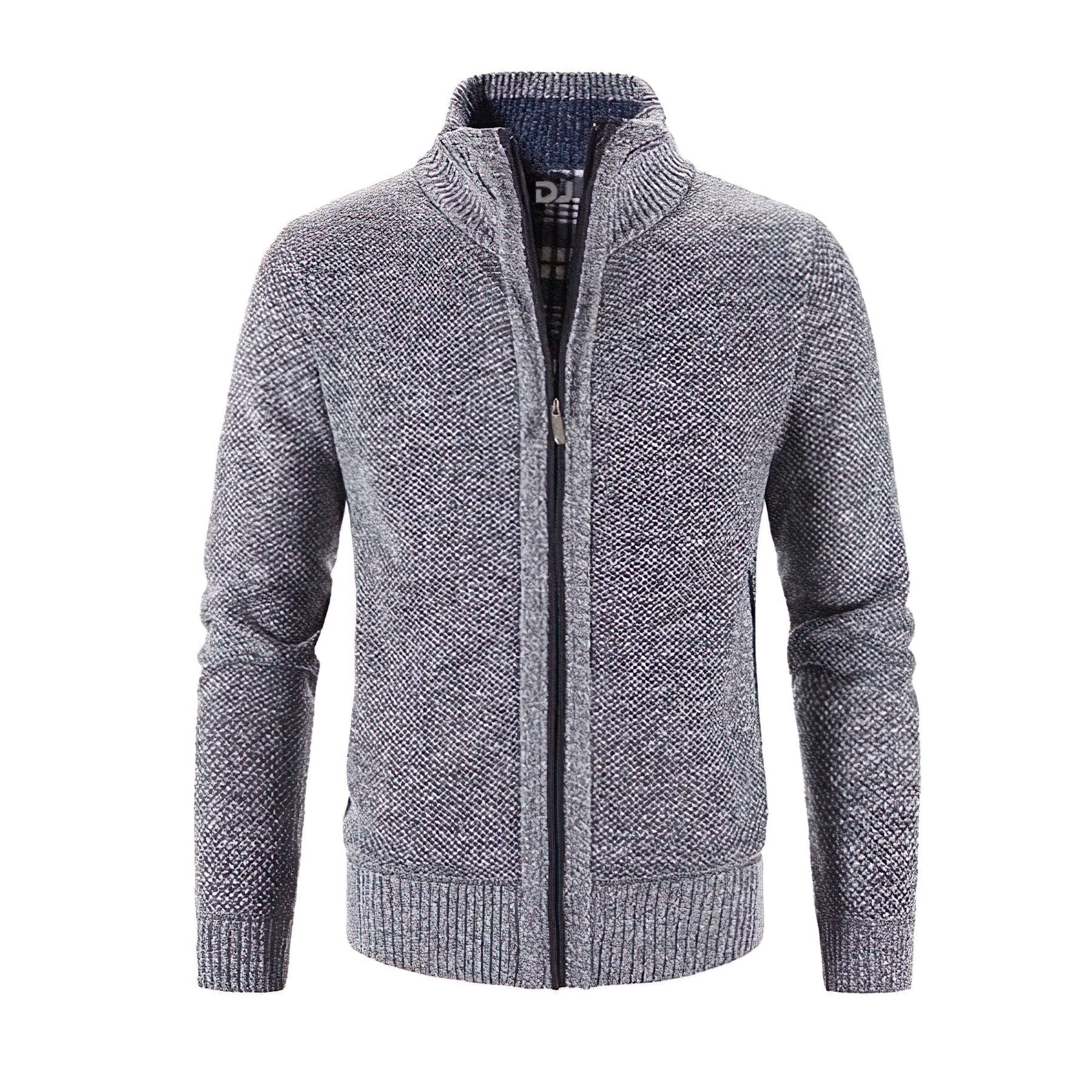 Cardigan Zippé À Col Montant Pour Homme | Hiver