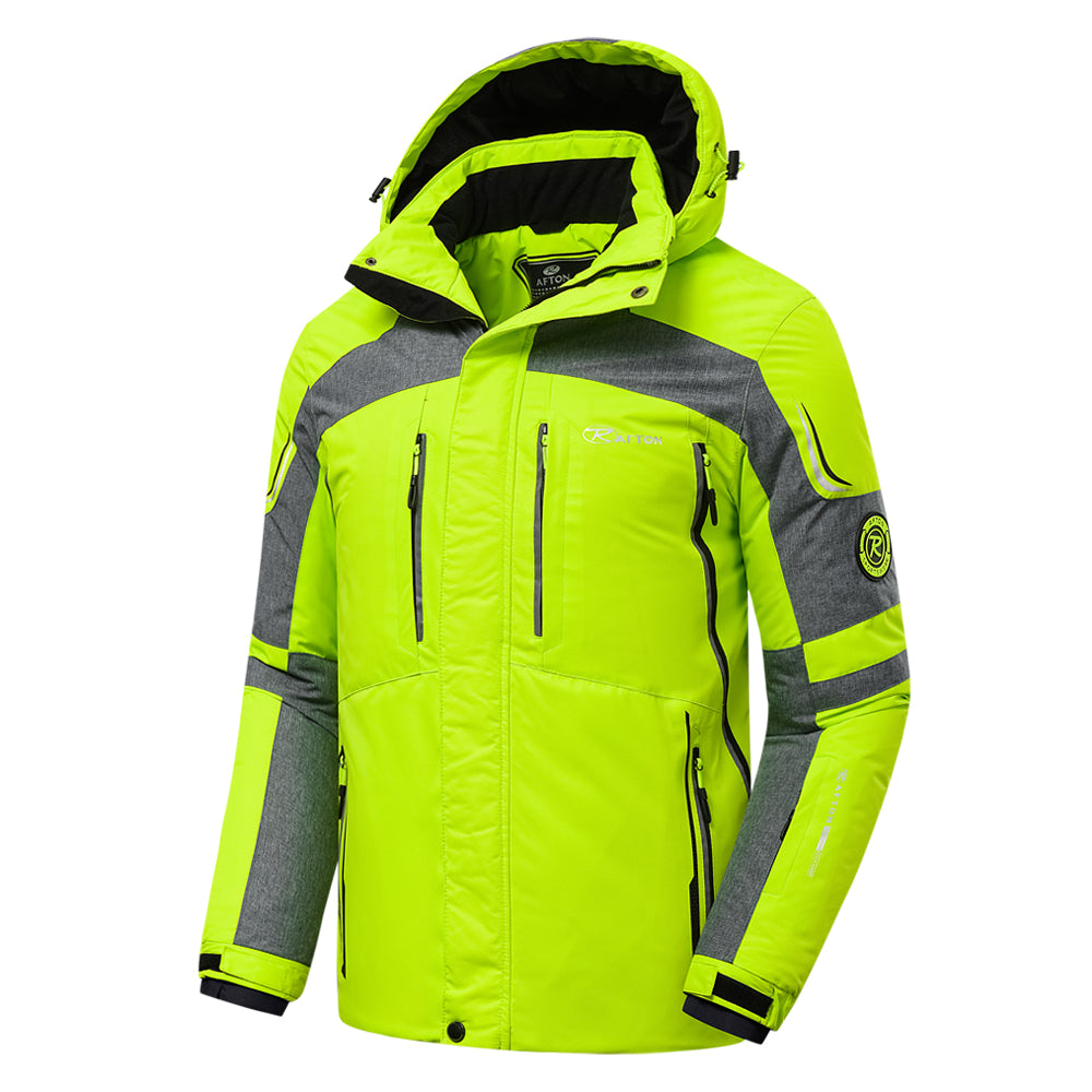 Veste De Ski D’Hiver À Capuche Pour Homme | Manches Longues