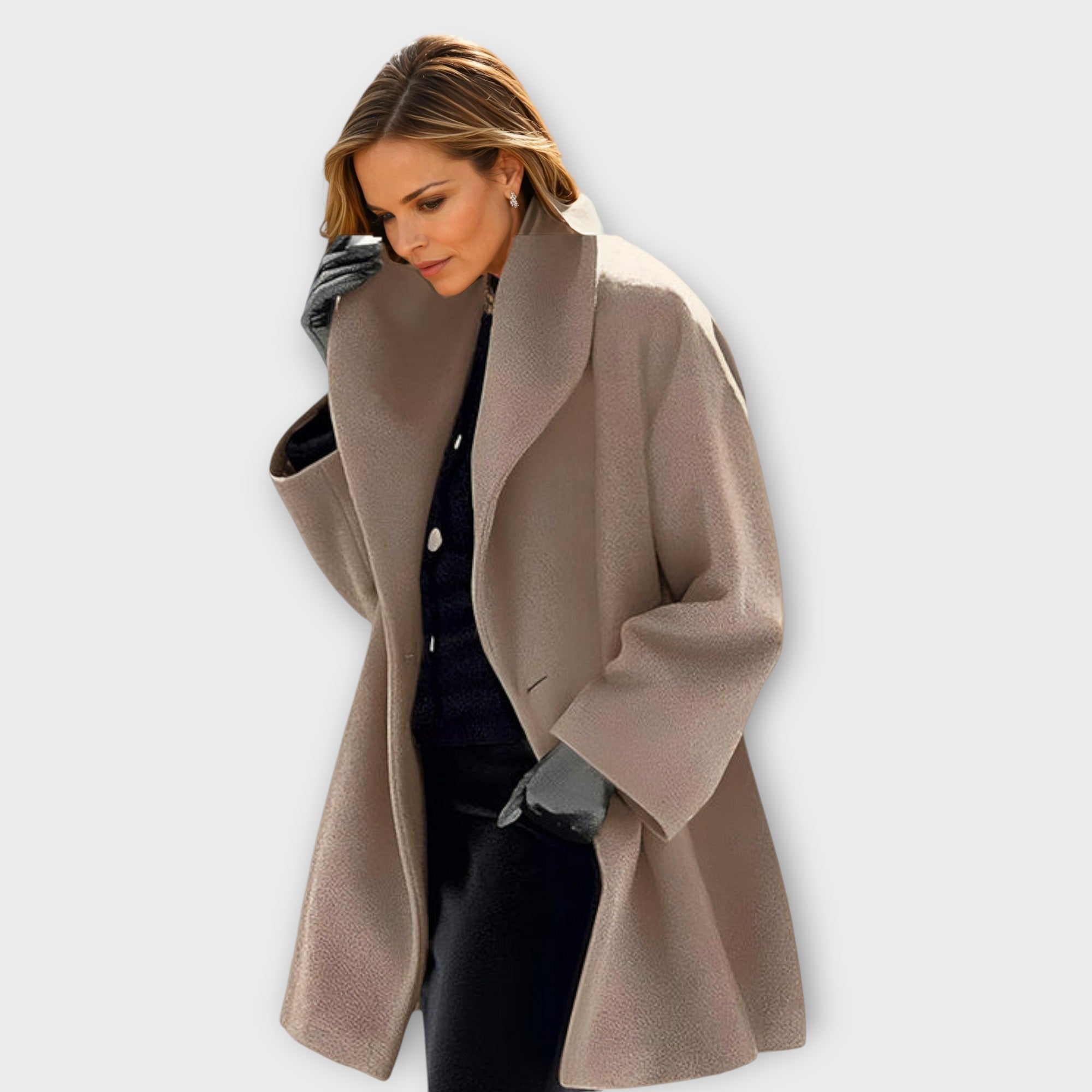 Manteau D'hiver Oversize Pour Femme | Manches Longues