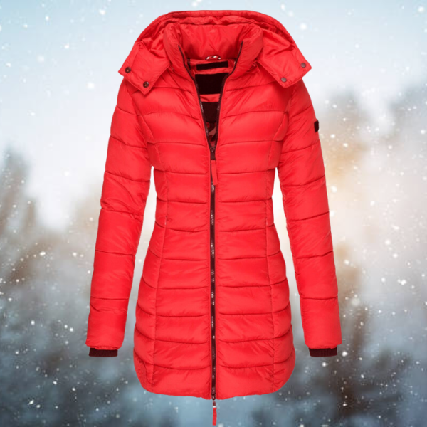 Manteau Mi-long À Capuche Pour Femmes | Hiver
