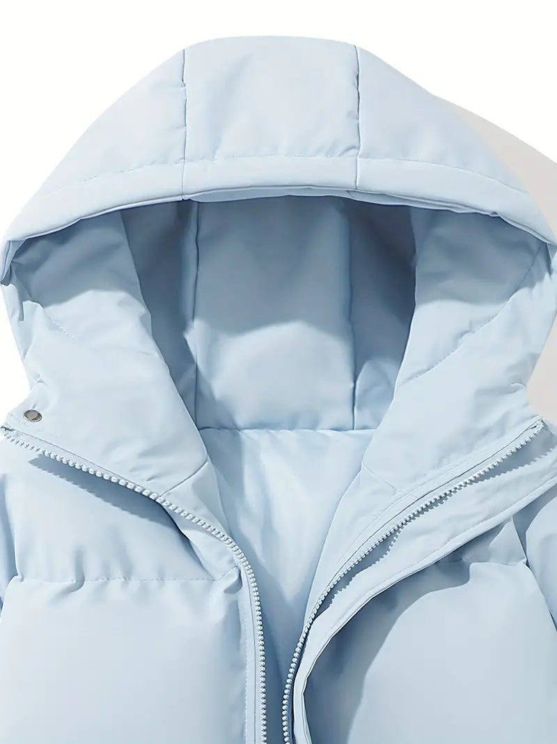 Veste Doudoune Ajustée Pour Femme | Avec Capuche