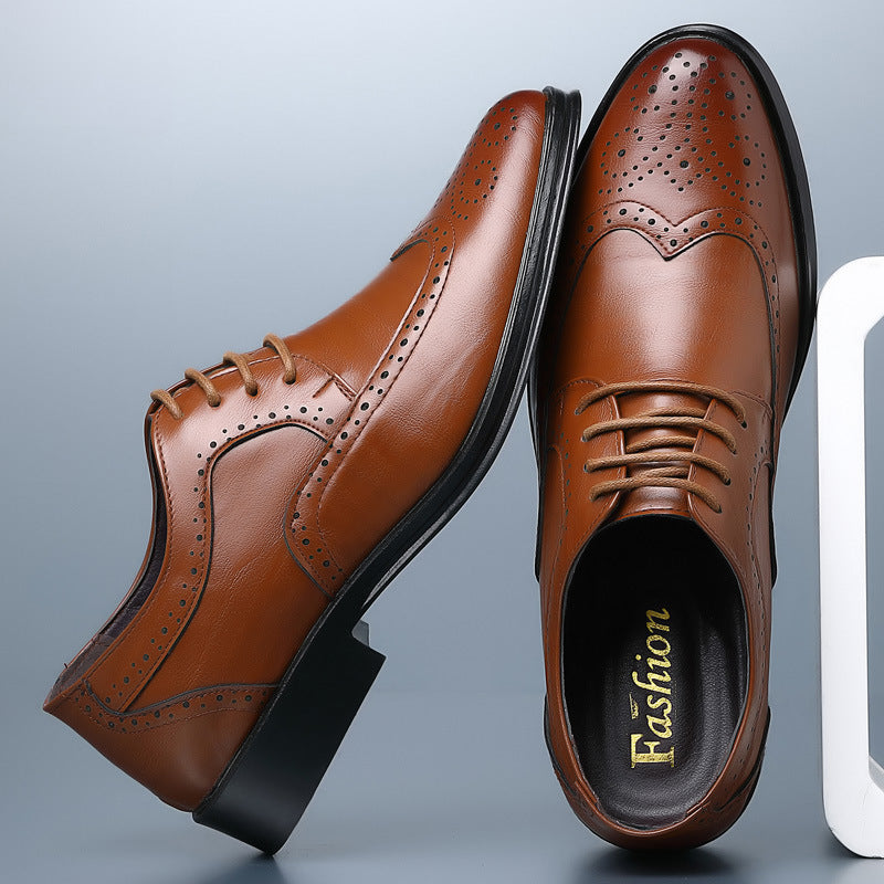Chaussures Richelieu Classiques À Bout Golf Pour Homme | À Lacets