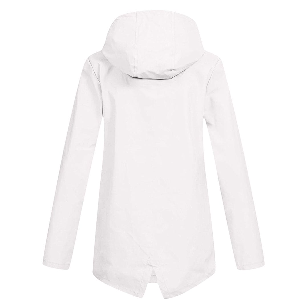 Veste De Pluie Zippée Pour Femmes | Mi-longueur