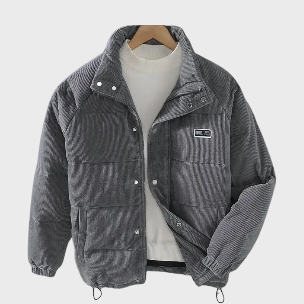 Veste Doudoune Courte Pour Homme | Col Montant