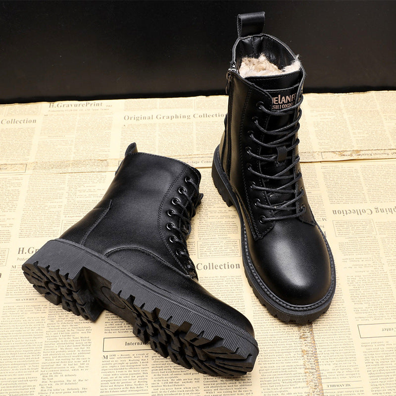 Bottes En Cuir Noires Pour Femmes | Hiver