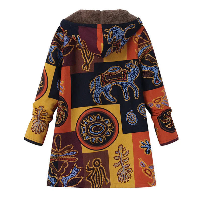 Veste À Capuche À Motifs Pour Femme | Hiver