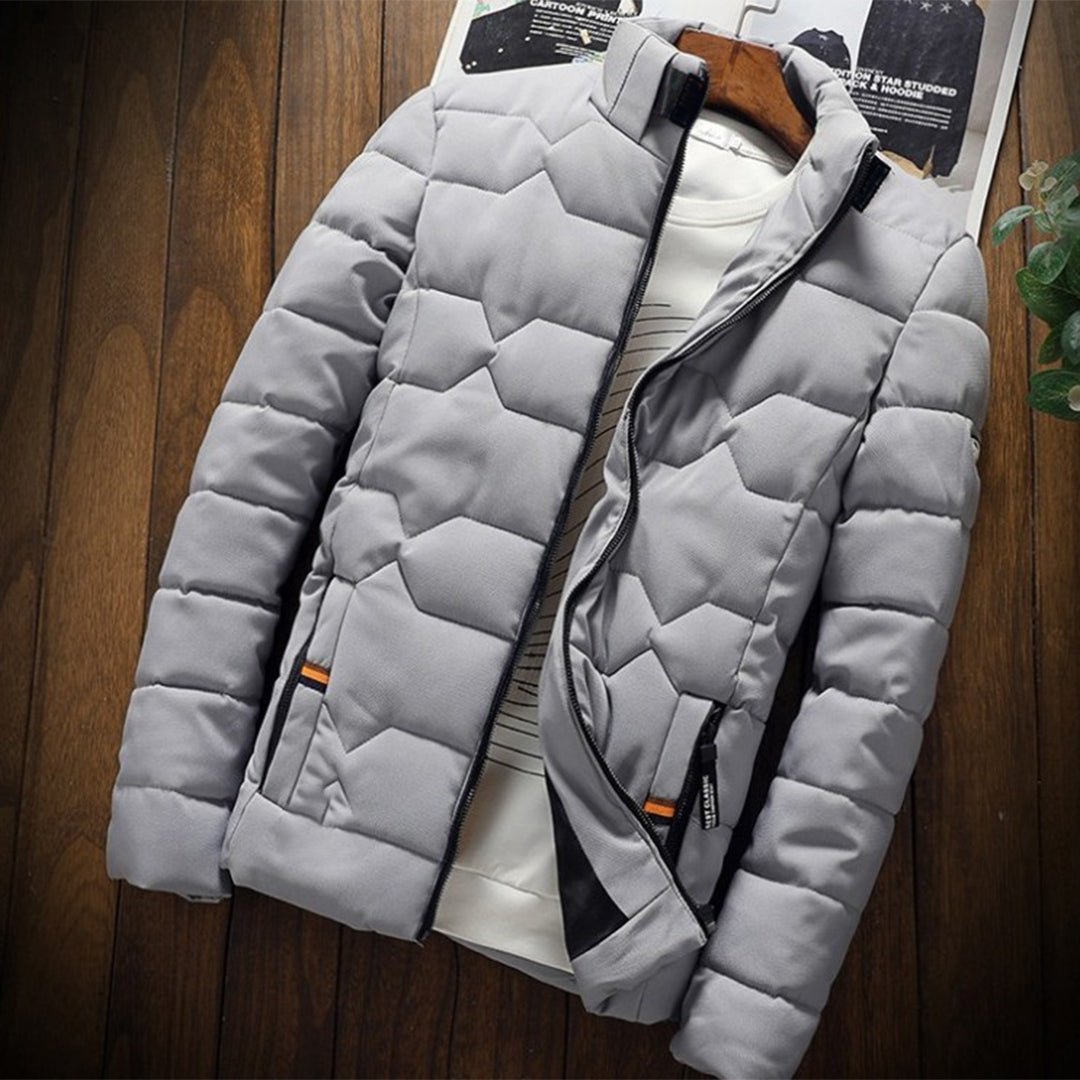Veste Doudoune D’Hiver Pour Homme Avec Fermeture Éclair | Stylée