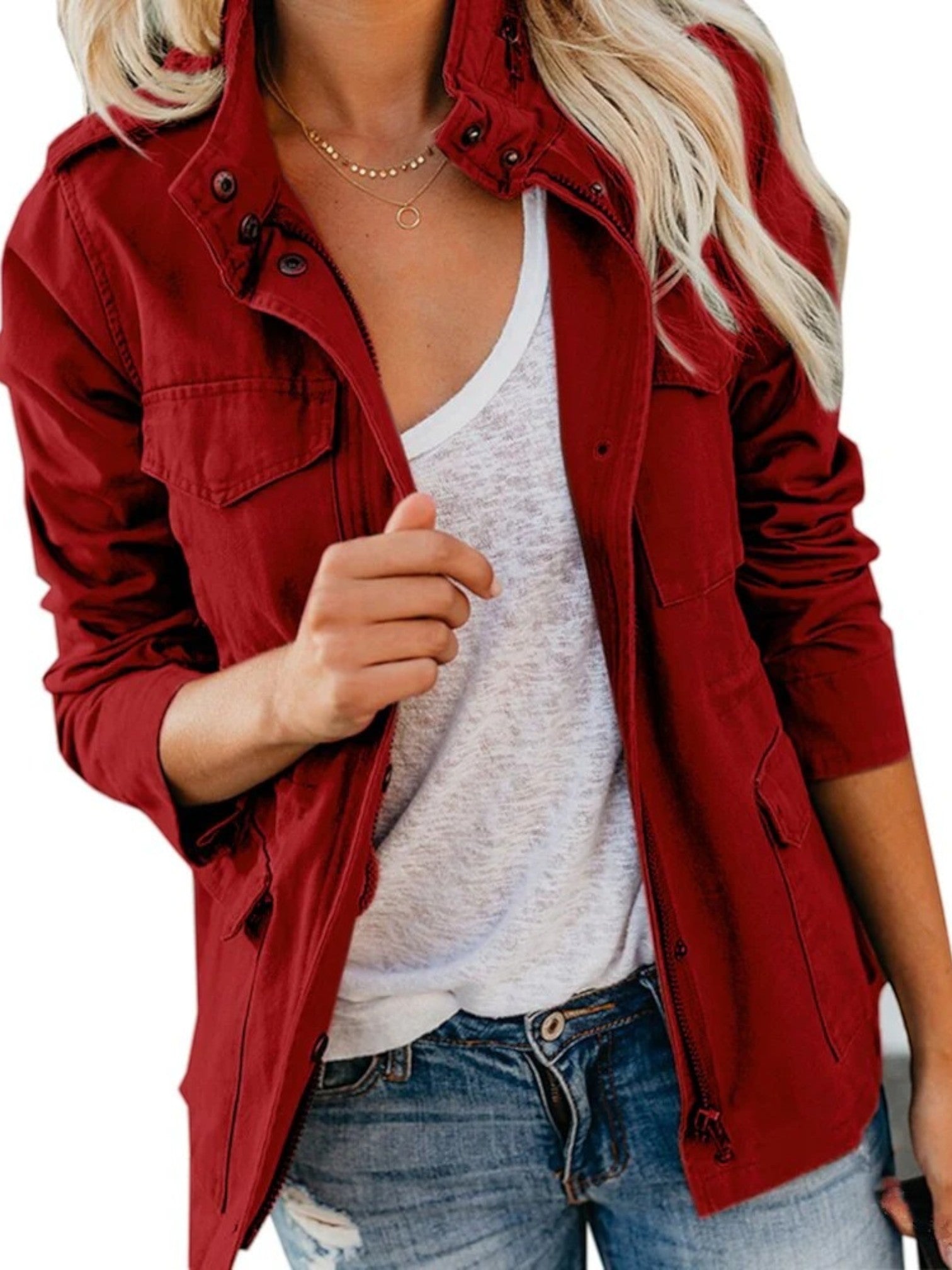 Delphine | Veste En Jean Élégante Pour Femme