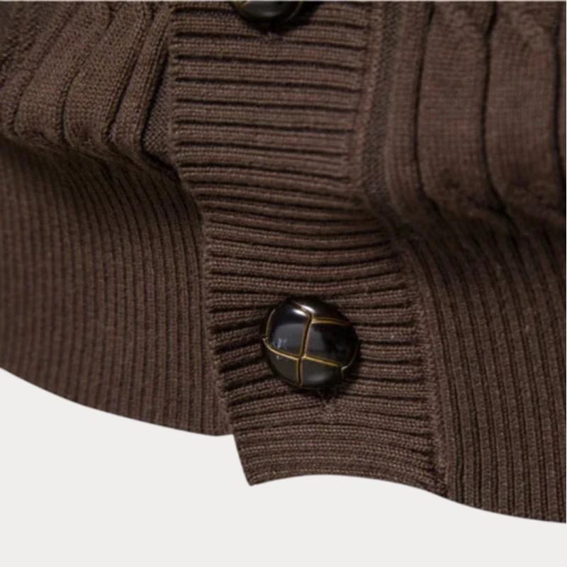 Cardigan Classique En Tricot Pour Homme | Boutonné
