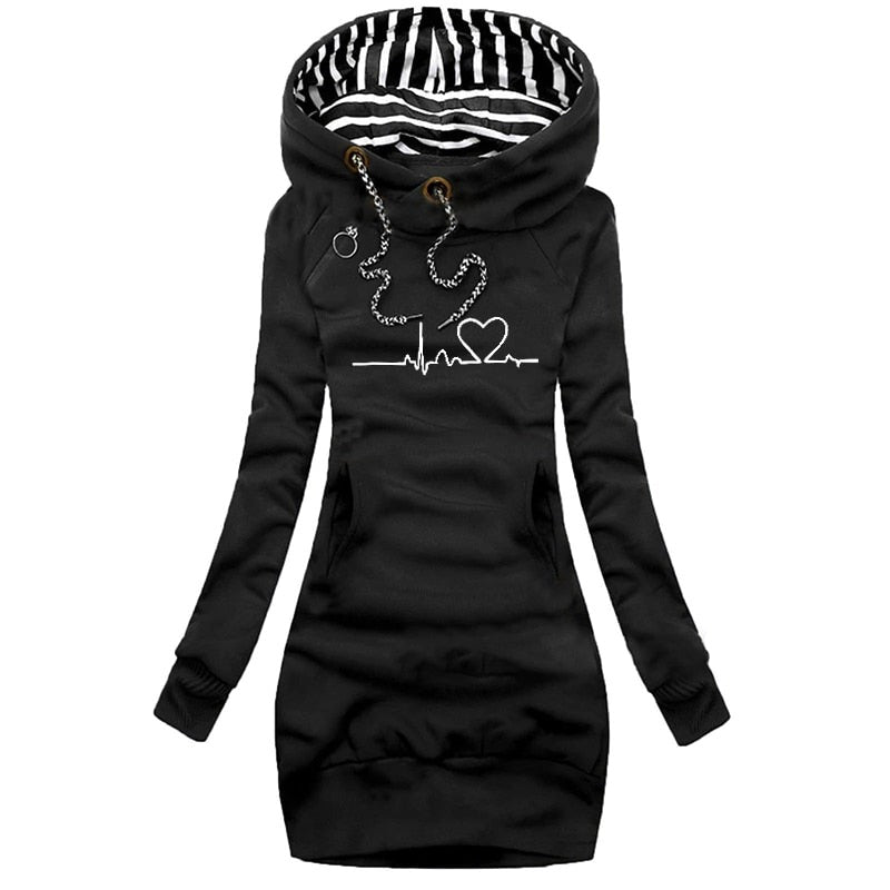 Sweat À Capuche Pour Femme Avec Poche | Manches Longues