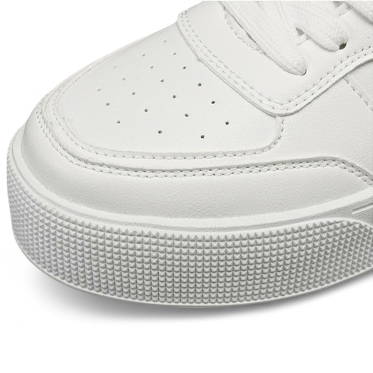 Baskets Minimalistes Blanches Pour Homme | À Lacets