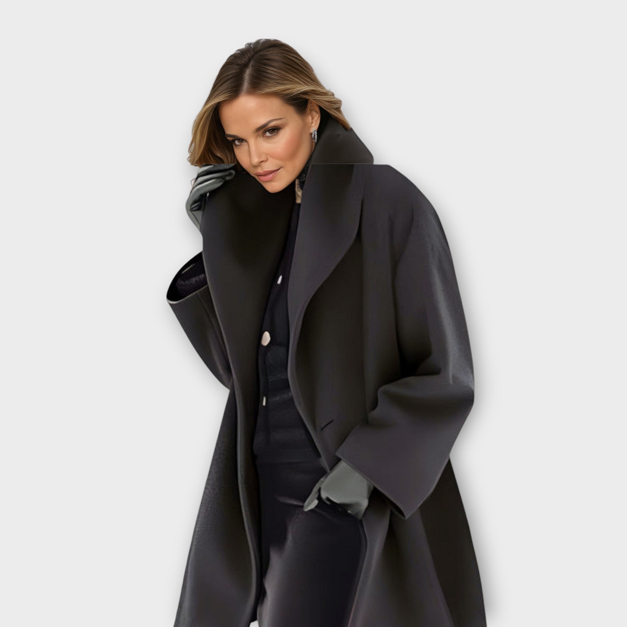 Manteau D'hiver Oversize Pour Femme | Manches Longues