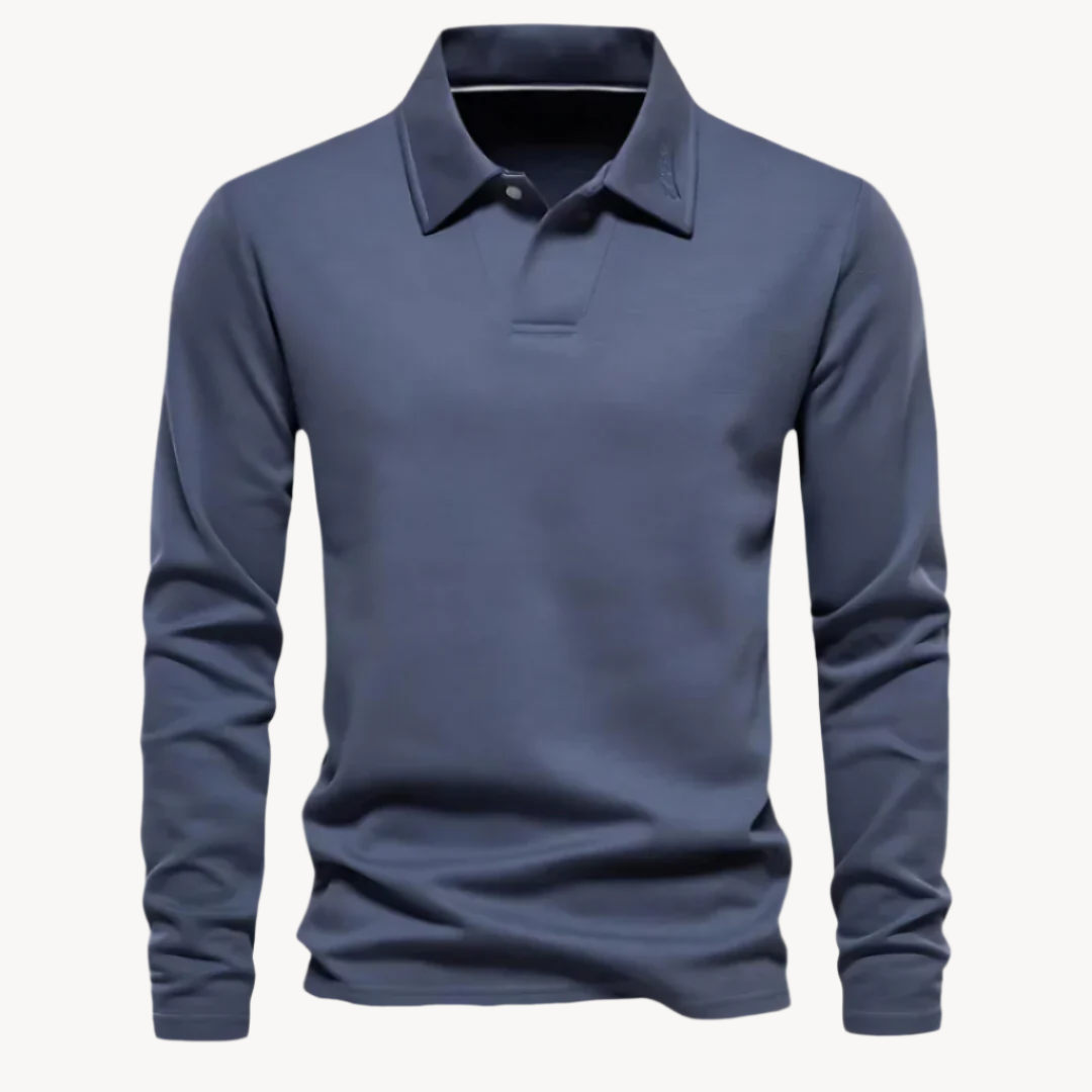 Polo Slim À Manches Longues Pour Homme | Hiver