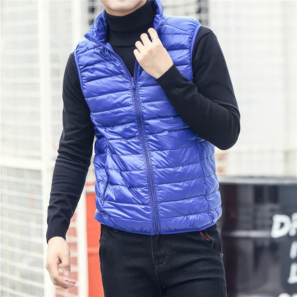 Doudoune Sans Manches Zippée Pour Homme | Hiver