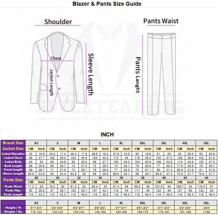 Costume Classique 3 Pièces Pour Homme | Formel