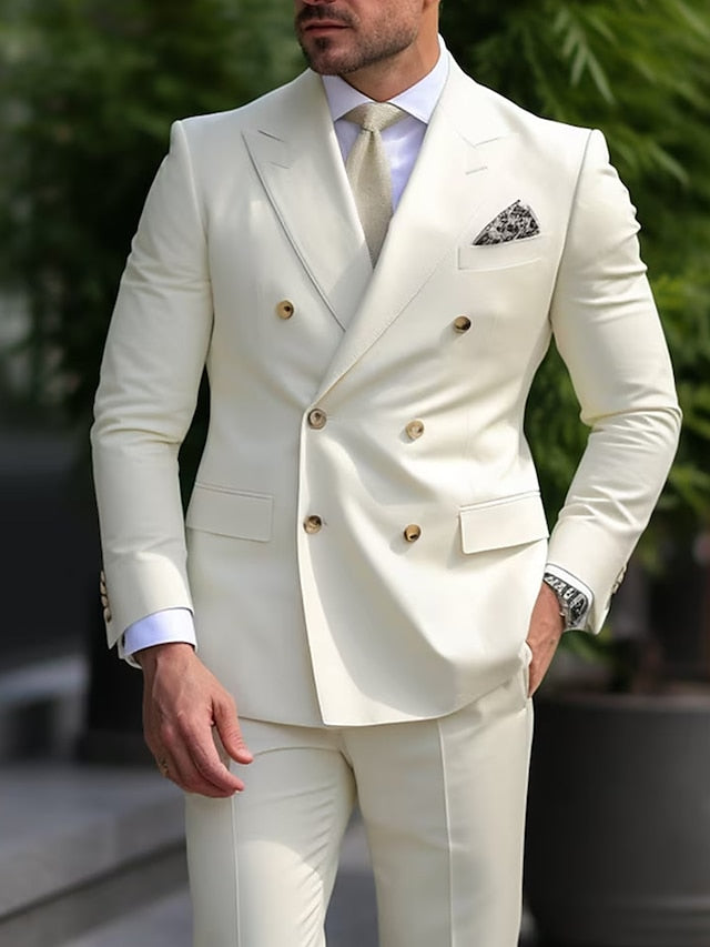 Costume De Mariage Croisé Pour Hommes | Formel