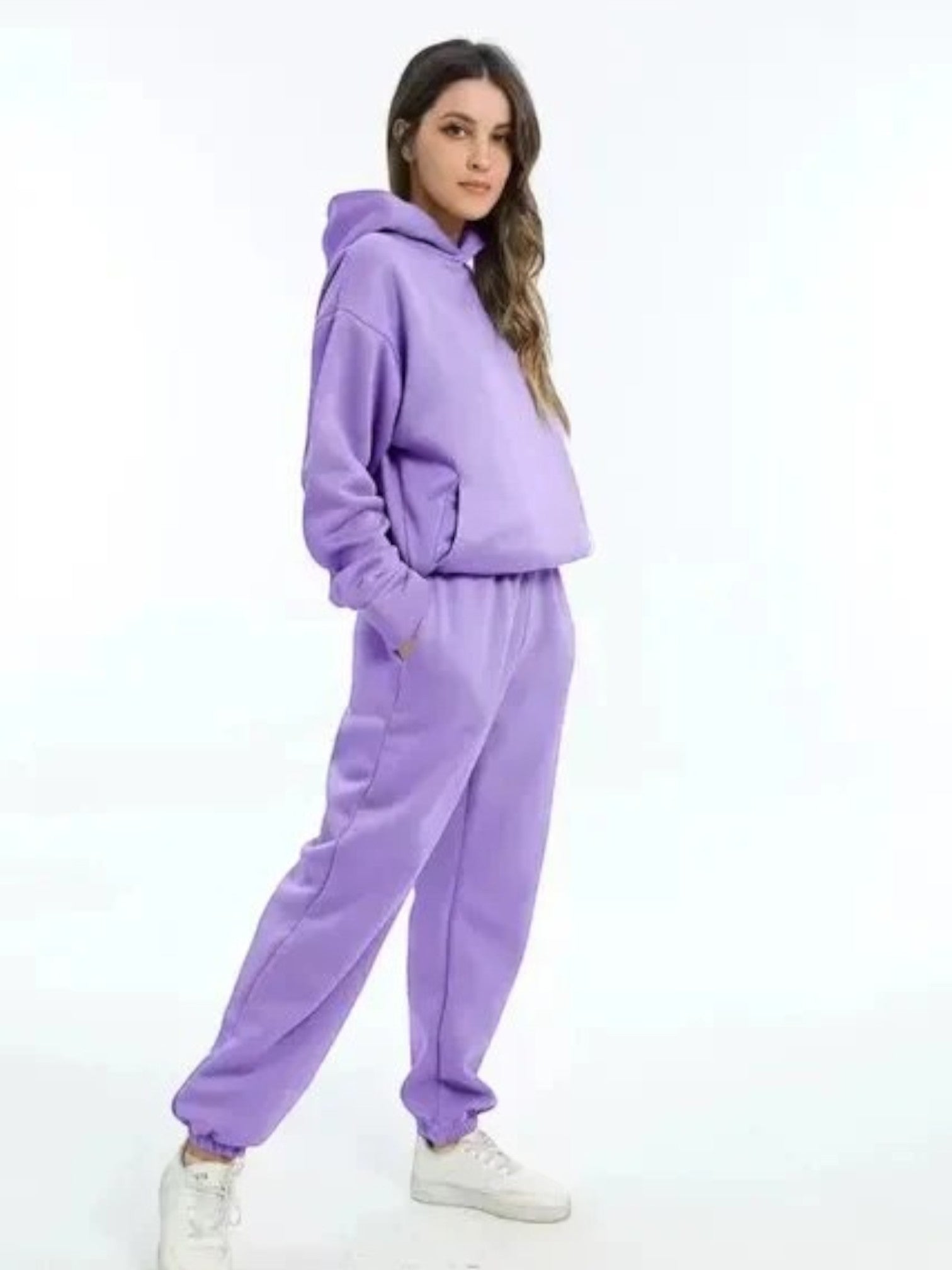 Ensemble Élégant Sweat À Capuche Et Pantalon Pour Femme