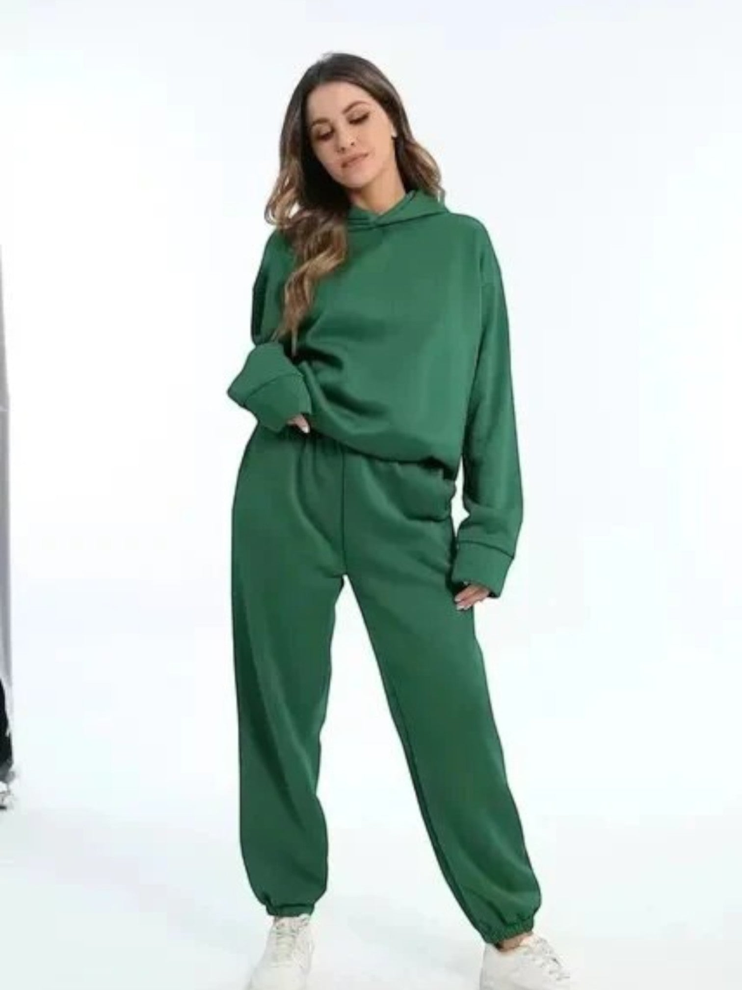 Ensemble Élégant Sweat À Capuche Et Pantalon Pour Femme