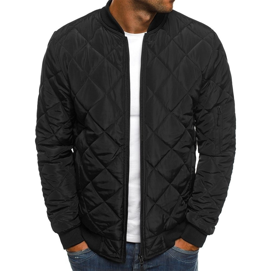 Blouson Bombardier Matelassé Pour Homme Avec Poches | Hiver