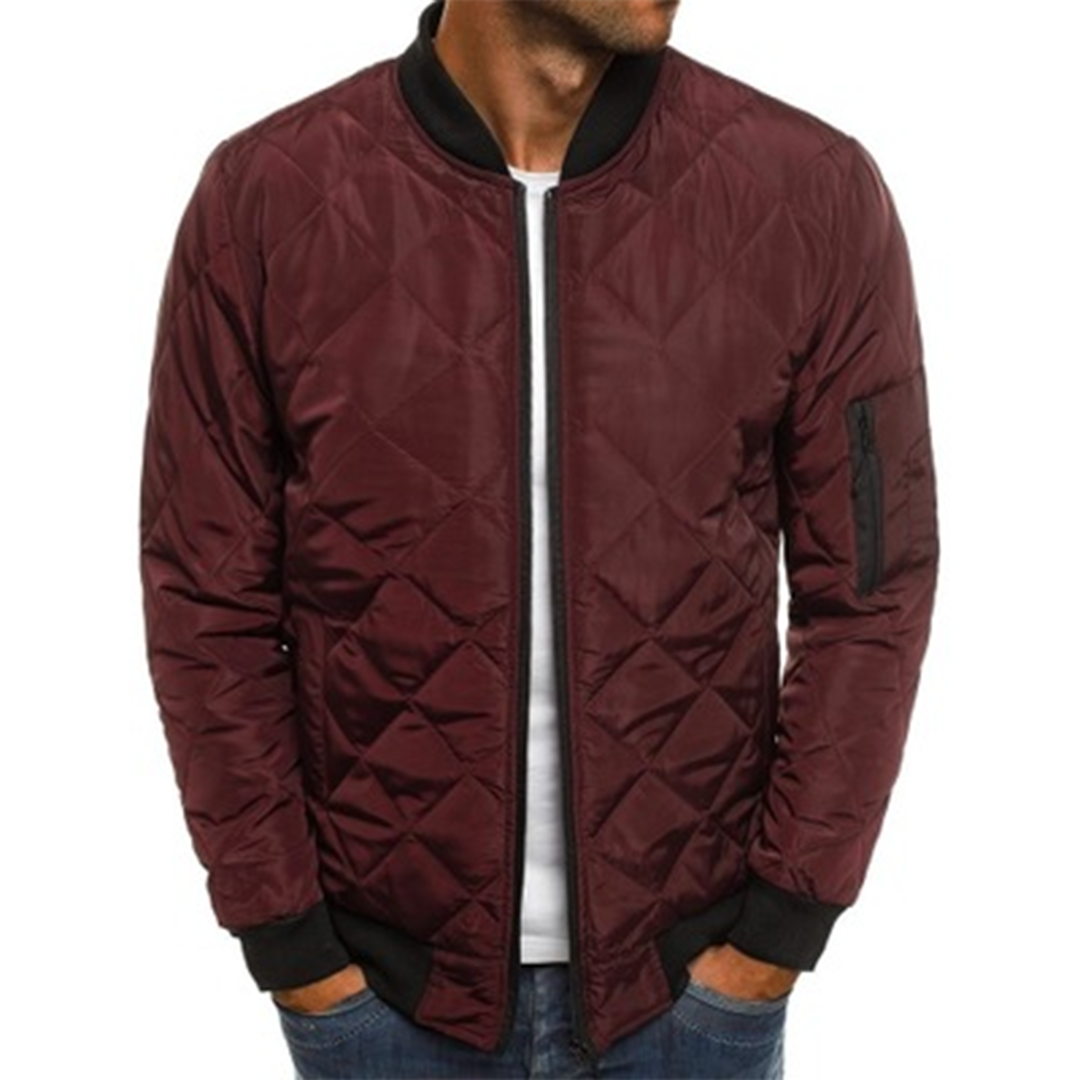 Blouson Bombardier Matelassé Pour Homme Avec Poches | Hiver