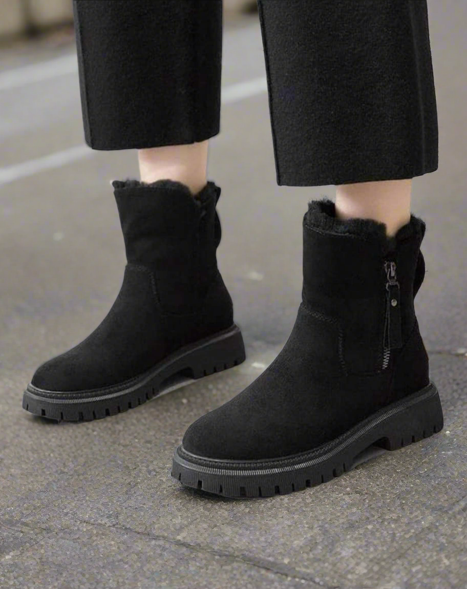 Bottes Décontractées Avec Fermeture Éclair Pour Femmes | Hiver
