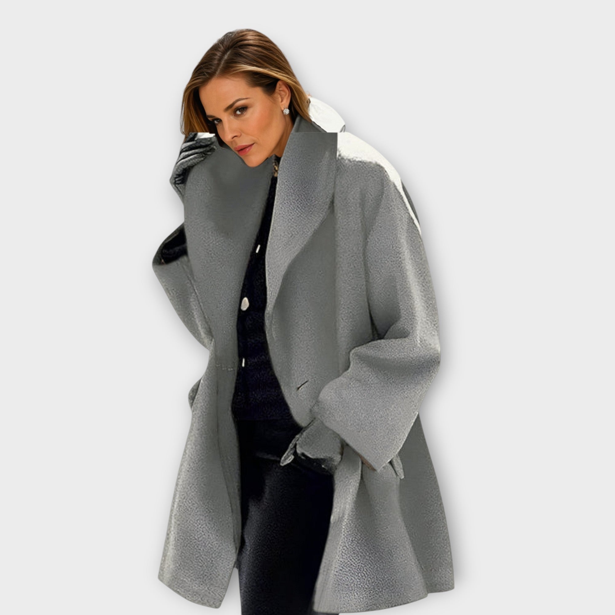 Manteau D'hiver Oversize Pour Femme | Manches Longues
