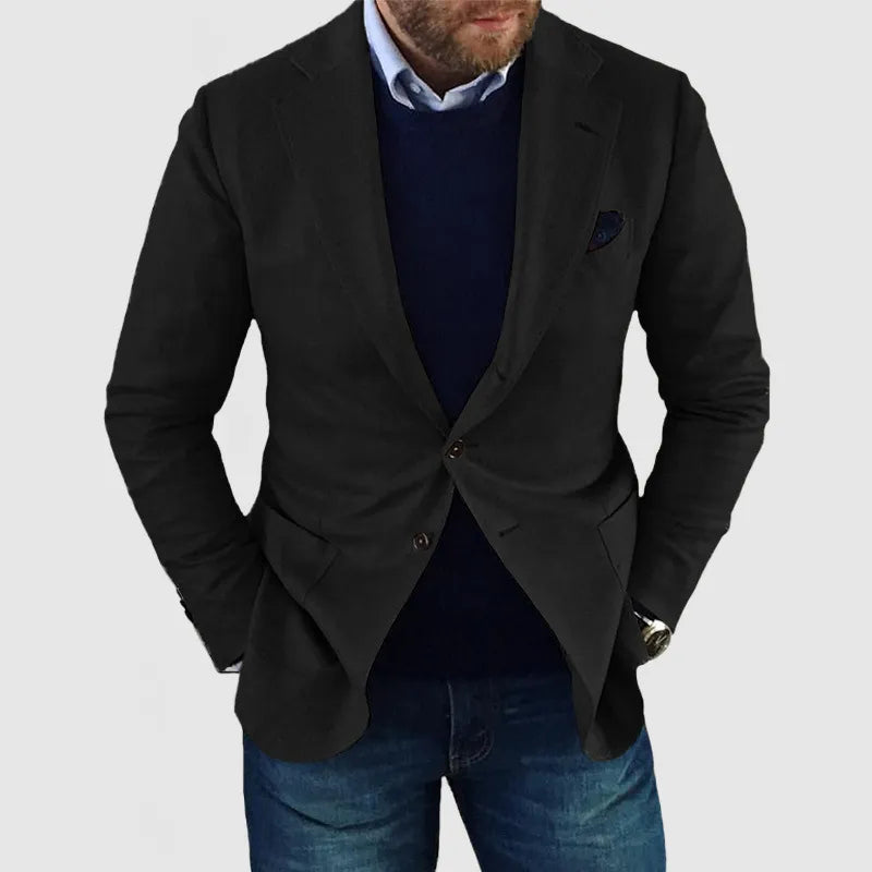 Blazer Décontracté À Simple Boutonnage Pour Homme