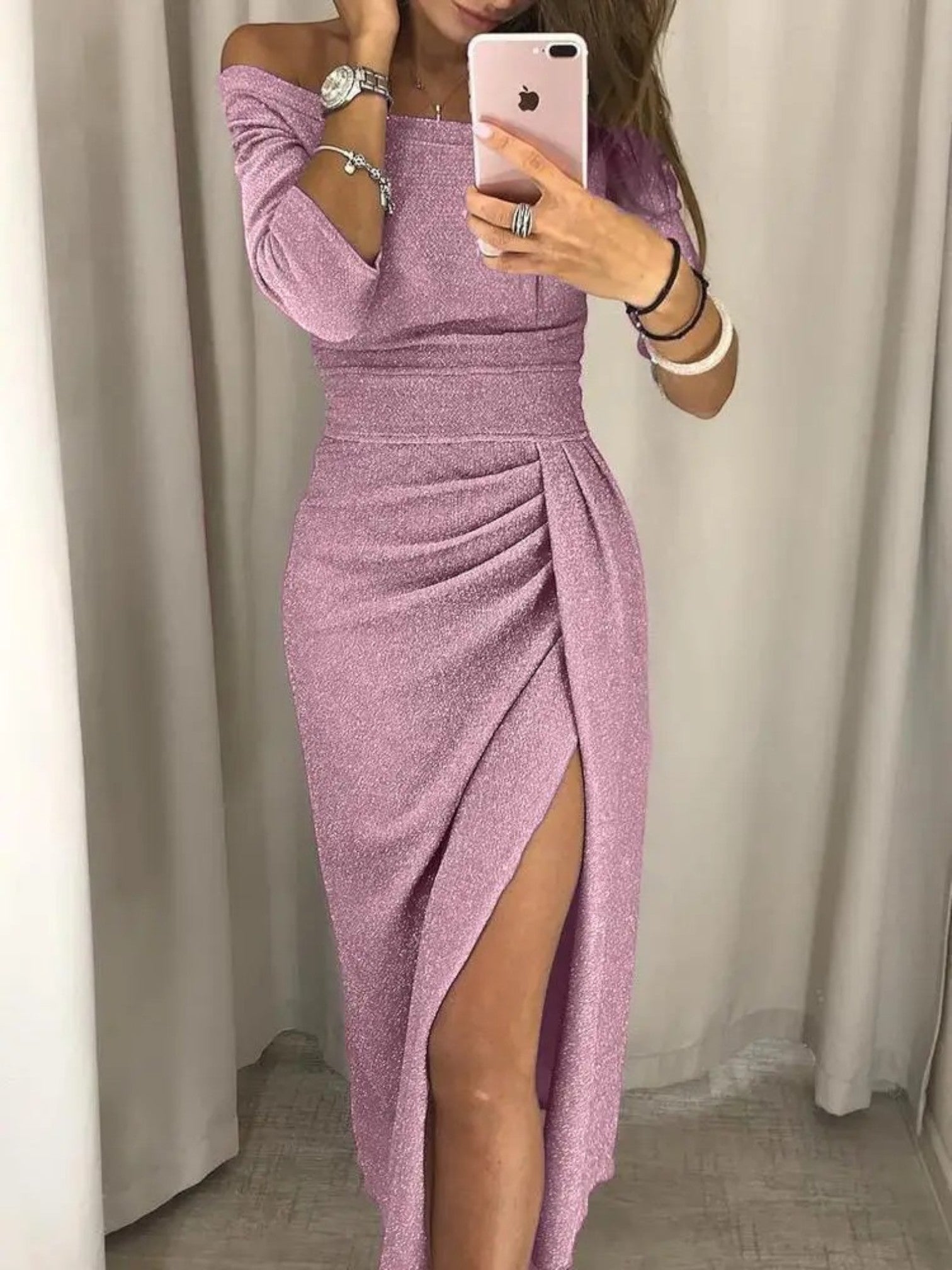 Aurore | Robe Moulante Chic À Col Ouvert Pour Femme