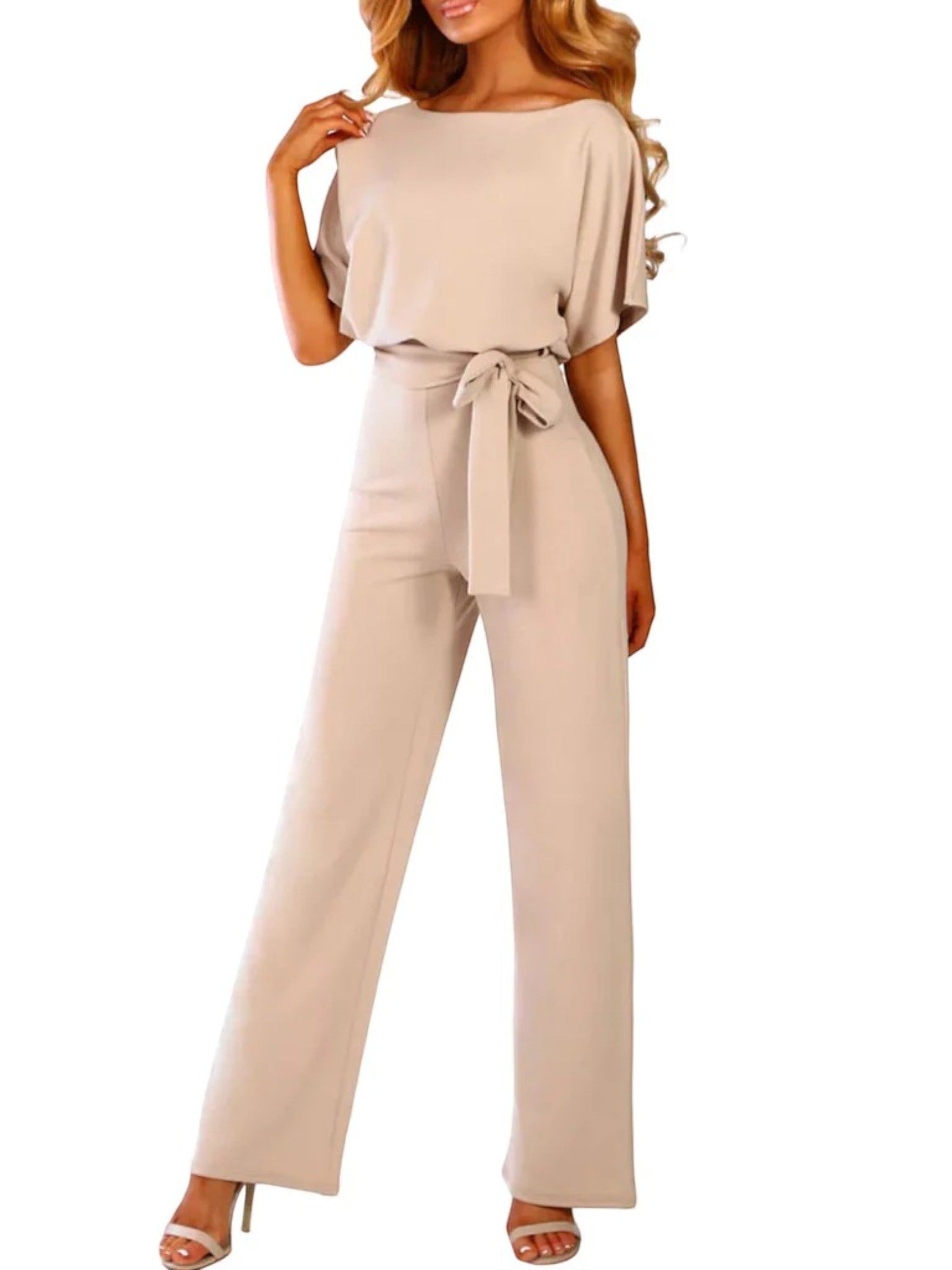 Solène | Combinaison Élégante Avec Ceinture Pour Femme