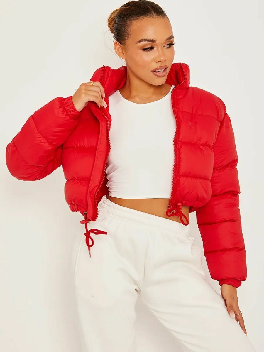 Veste Courte Matelassée Pour Femme | Manches Longues