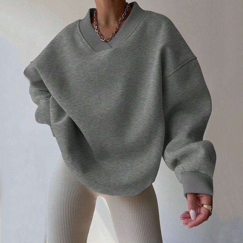 Sweat-shirt Décontracté À Manches Longues Pour Femme | Surdimensionné