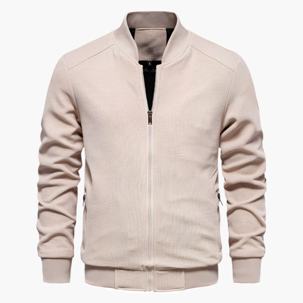Veste D'hiver Décontractée En Tricot Pour Homme | Fermeture Éclair