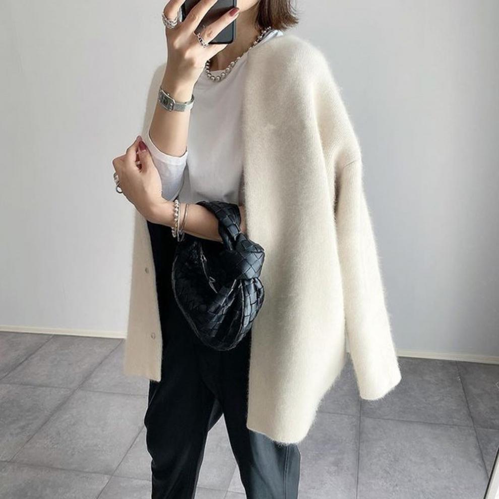 Cardigan Stylé En Cachemire Pour Femme | Hiver