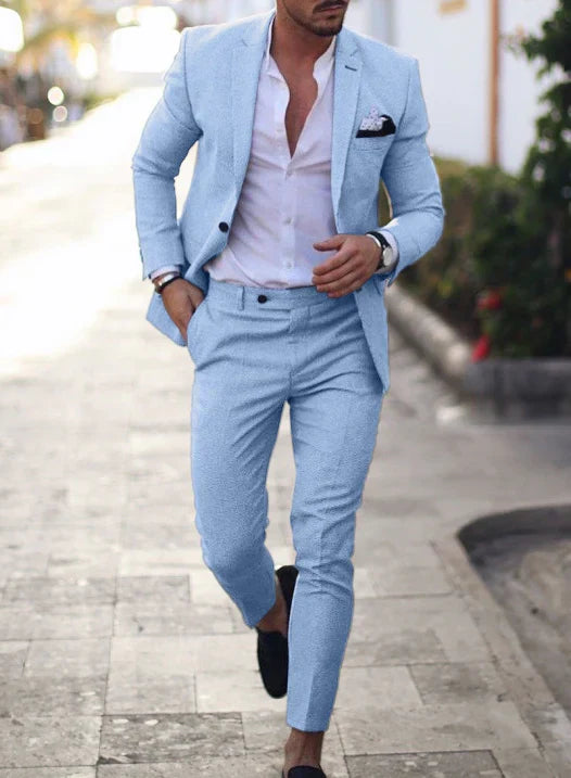 Costume Classique 2 Pièces Pour Homme | Blazer Et Pantalon