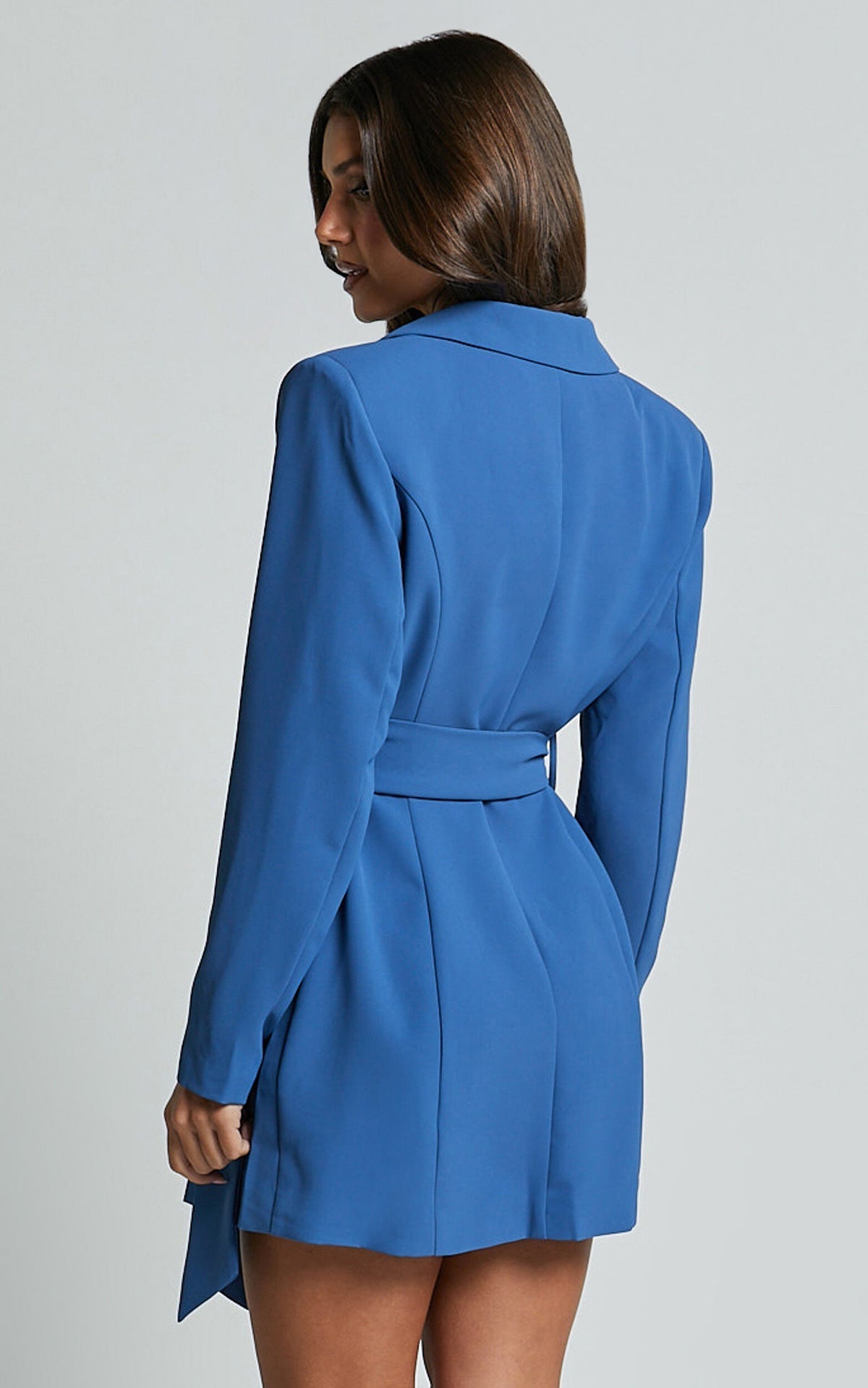 Robe Blazer Avec Ceinture Pour Femme | Manches Longues