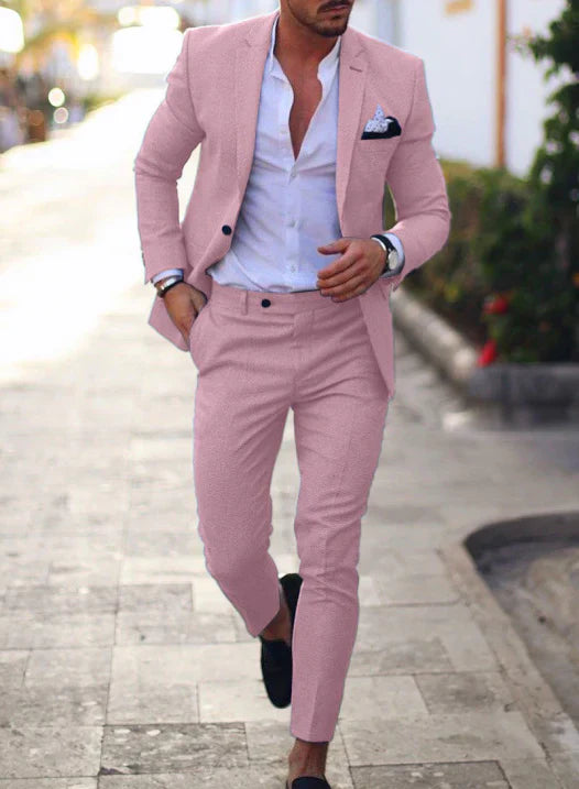 Costume Classique 2 Pièces Pour Homme | Blazer Et Pantalon