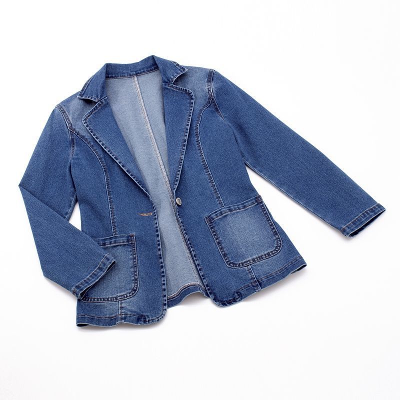 Blazer En Jean Pour Femme | Avec Poche