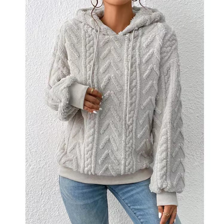 Sweat À Capuche Tendance En Tricot Pour Femme | Automne