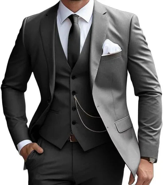 Costume De Mariage Trois Pièces Moderne Pour Homme