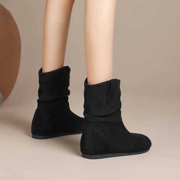 Bottes À Enfiler Pour Femme | Plates
