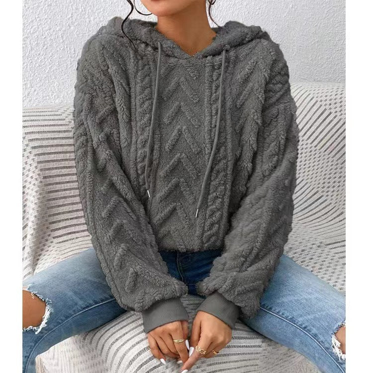 Sweat À Capuche Tendance En Tricot Pour Femme | Automne