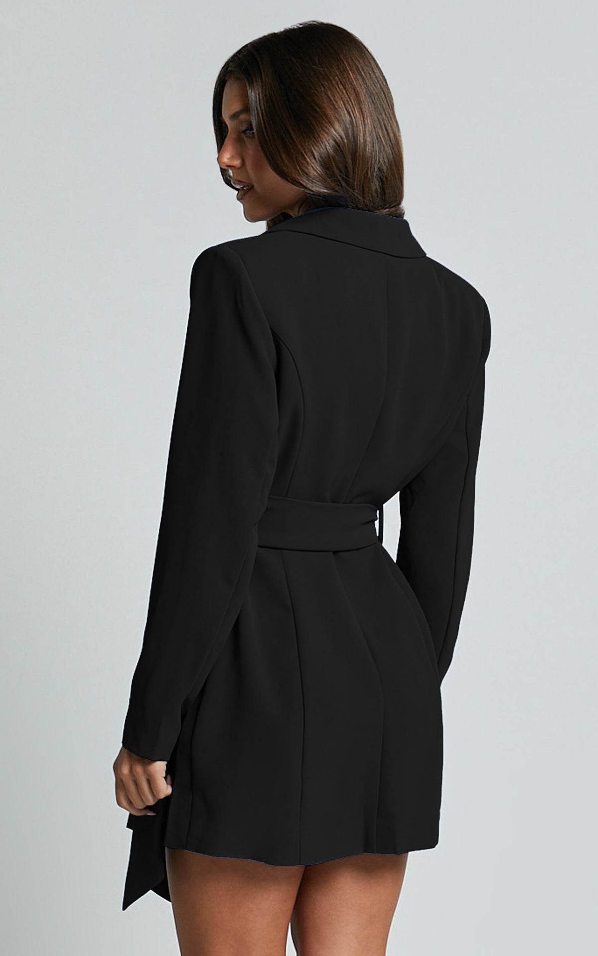 Robe Blazer Avec Ceinture Pour Femme | Manches Longues